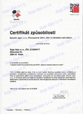 Certifikáty společnosti